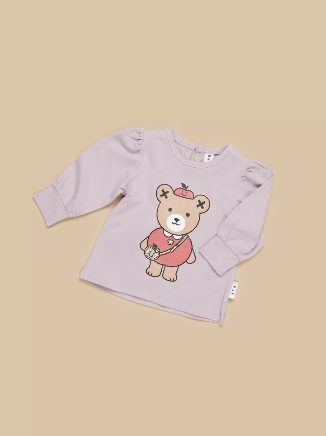 Apple Bear Puff Top<Huxbaby Discount