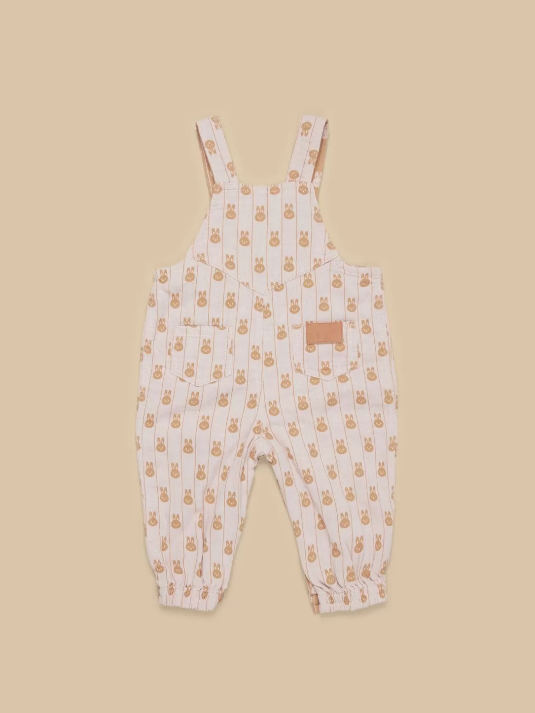 Bunny Stripe Reversible Overalls<Huxbaby Outlet