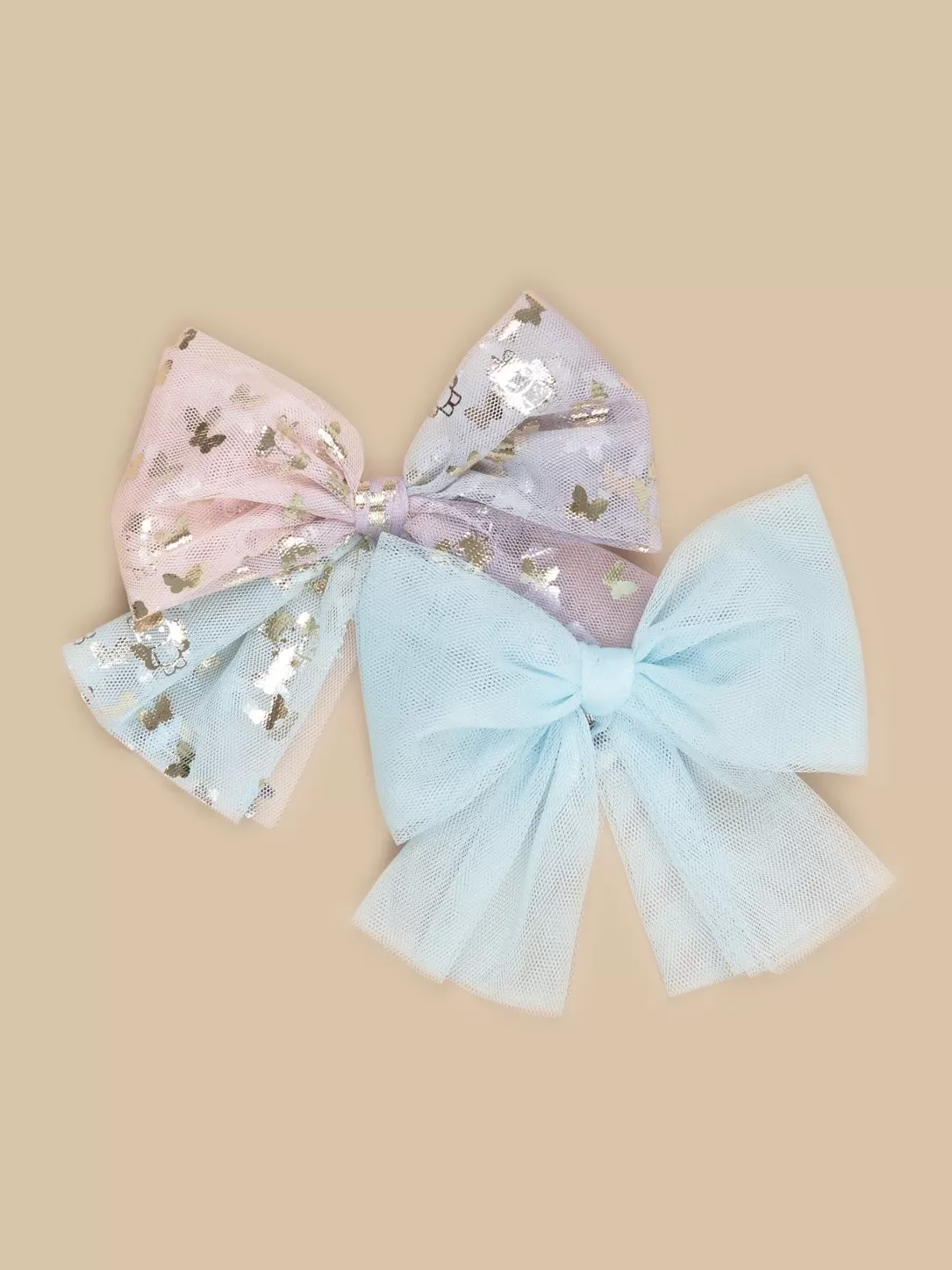 Butterfly Unicorn Tulle 2Pk Hair Bow<Huxbaby Outlet