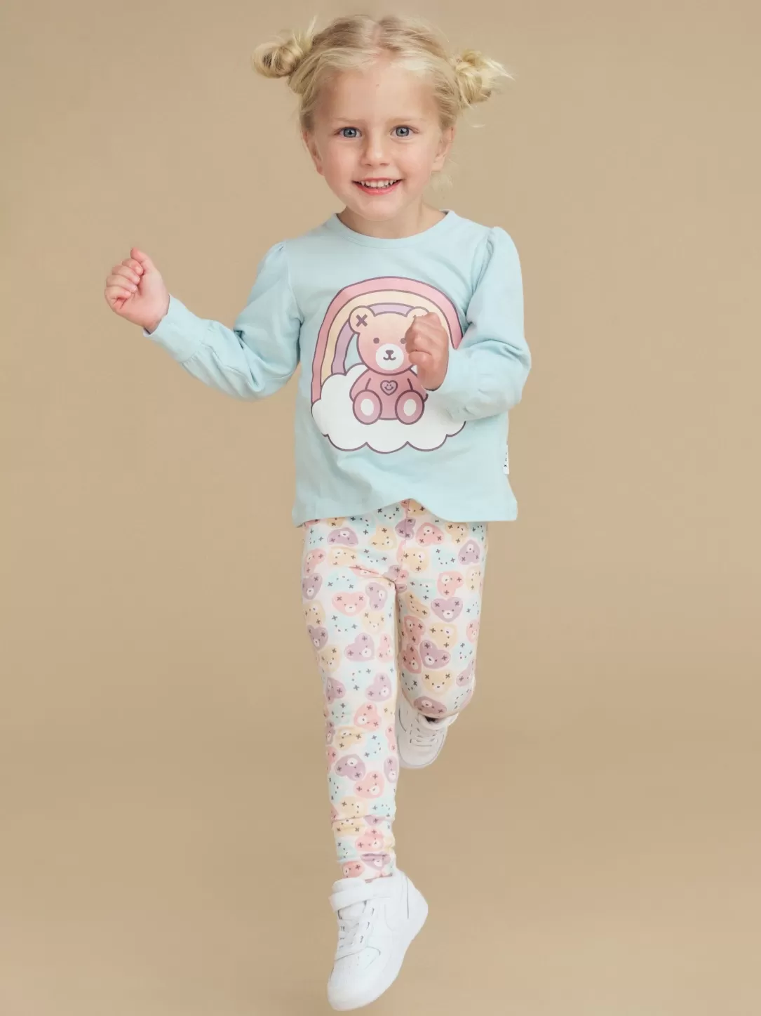 Cloud Bear Puff Top<Huxbaby Best