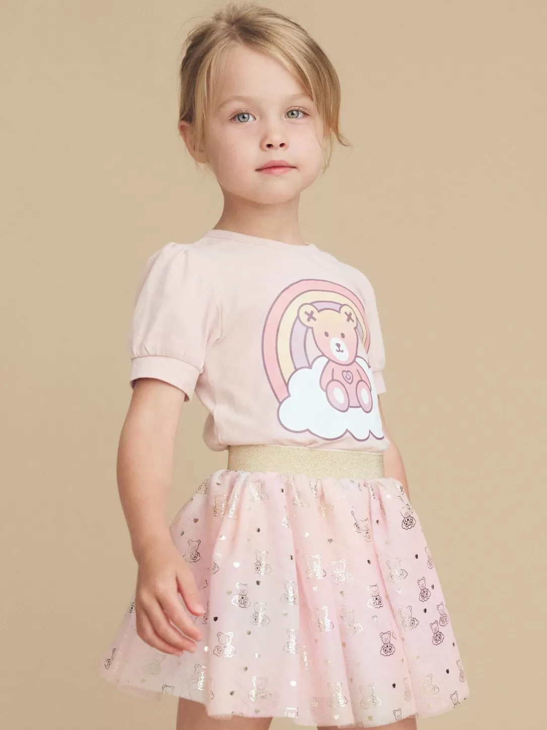 Cloud Bear Puff T-Shirt<Huxbaby Online