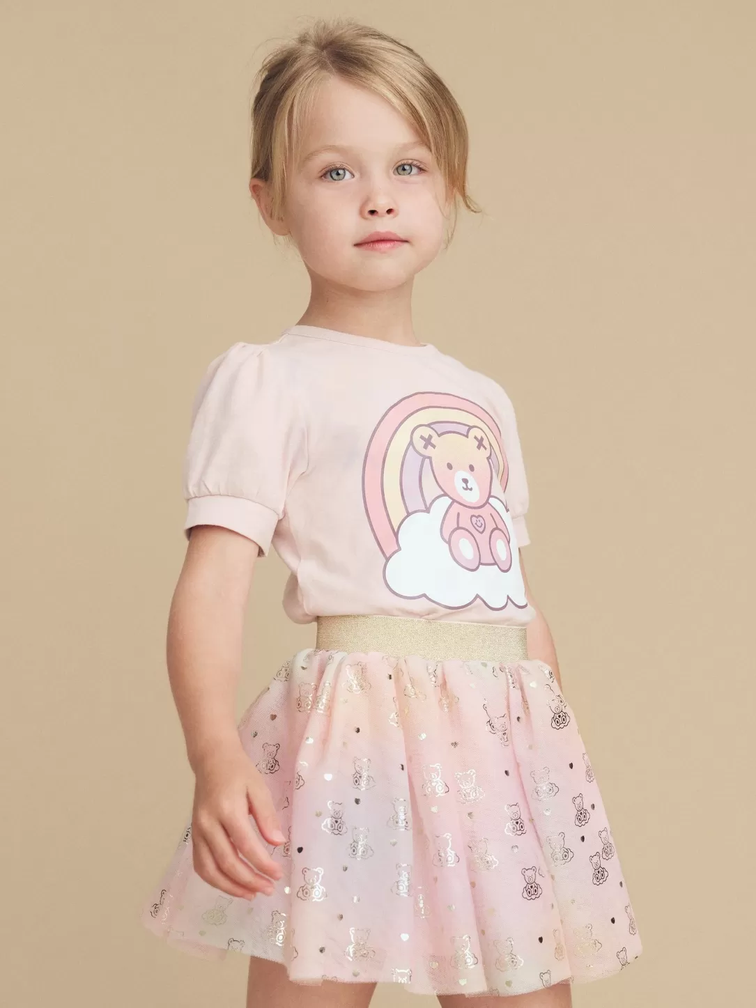 Cloud Bear Tulle Skirt<Huxbaby Store