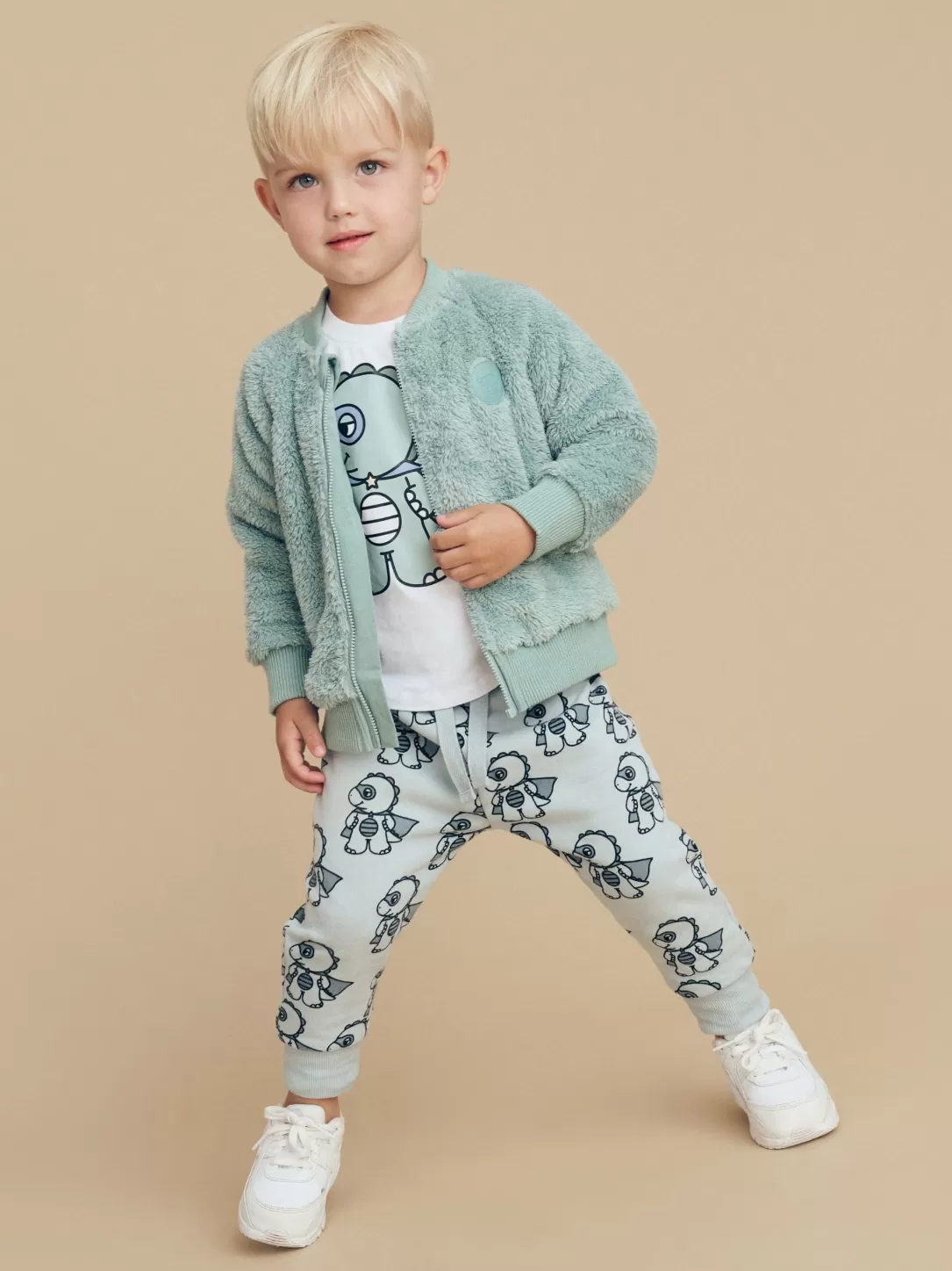 Dino Hero Terry Track Pant<Huxbaby Flash Sale