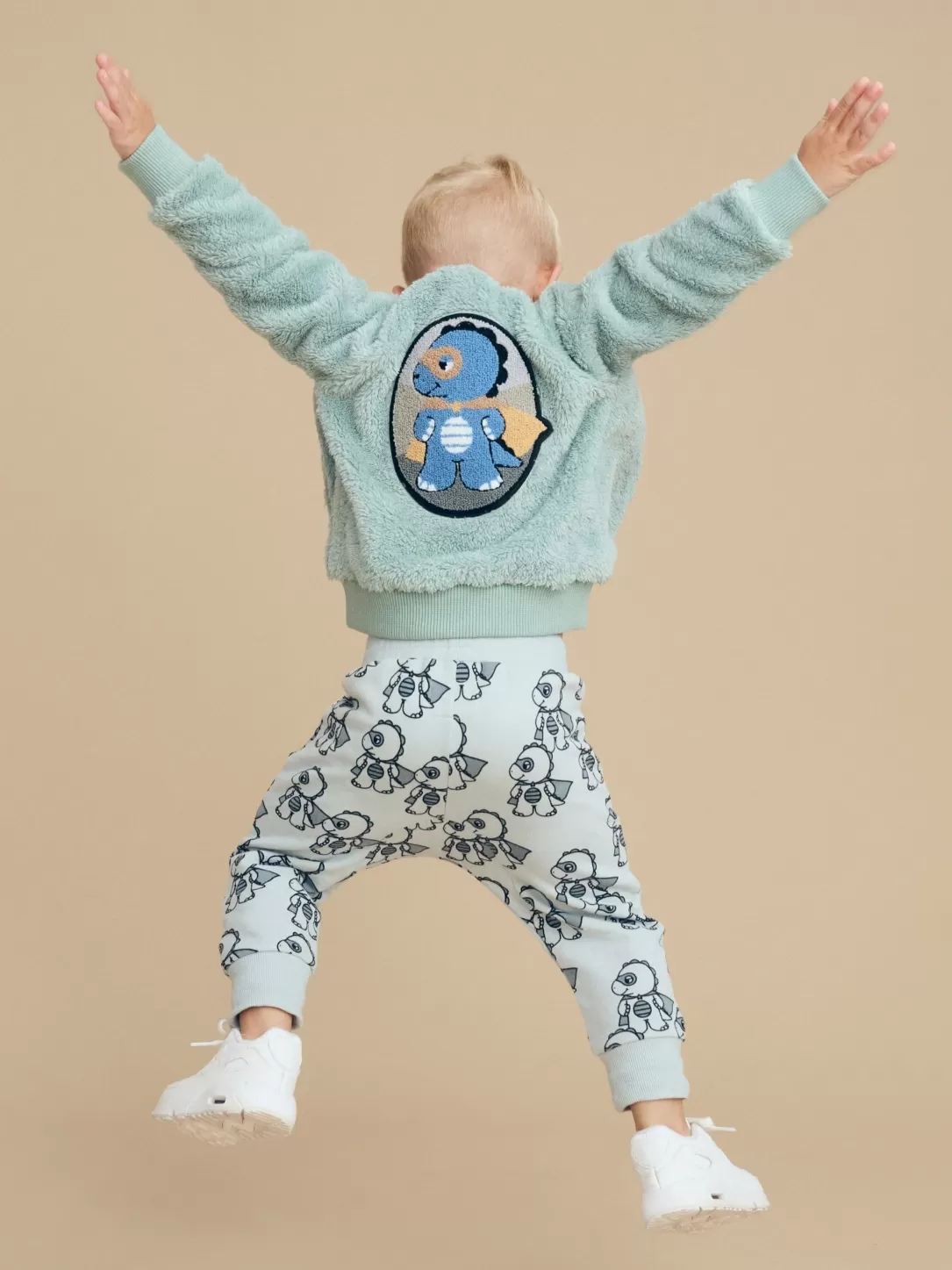 Dino Hero Terry Track Pant<Huxbaby Flash Sale