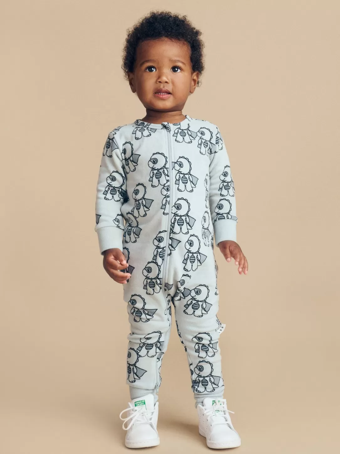 Dino Hero Zip Romper<Huxbaby Cheap