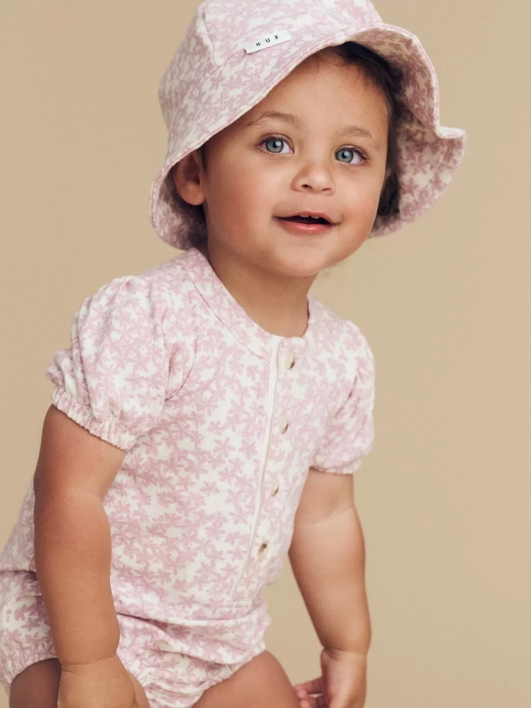 Floral Lilac Panel Hat<Huxbaby Hot