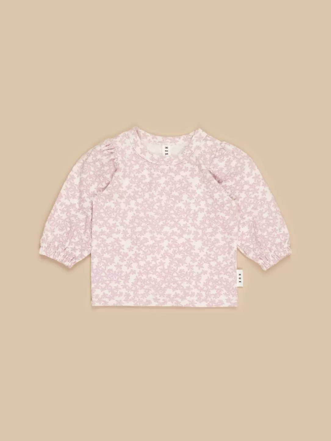 Floral Lilac Puff Sleeve Top<Huxbaby Online