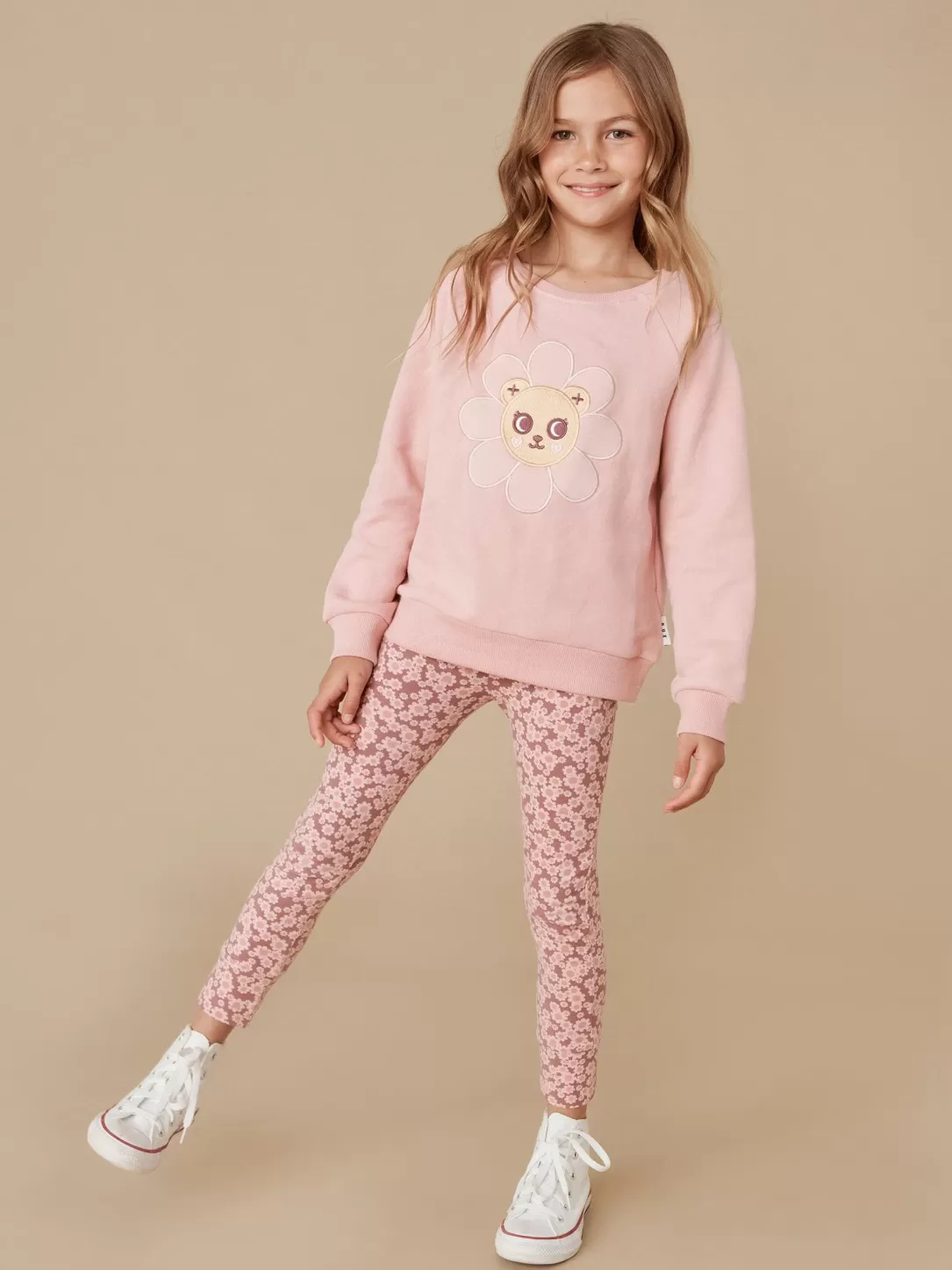 Flower Bear Legging<Huxbaby Outlet