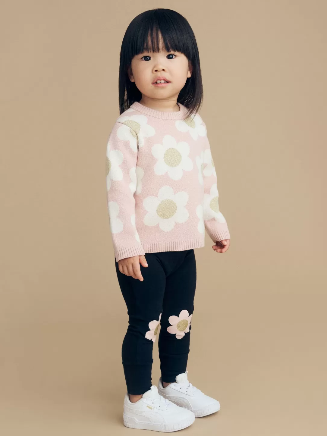 Flower Knee Legging<Huxbaby Fashion