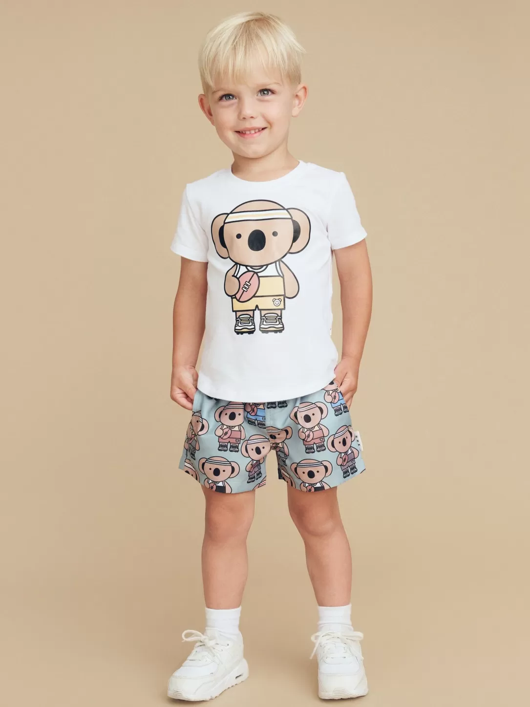 Footy Koala Swim Short<Huxbaby Outlet