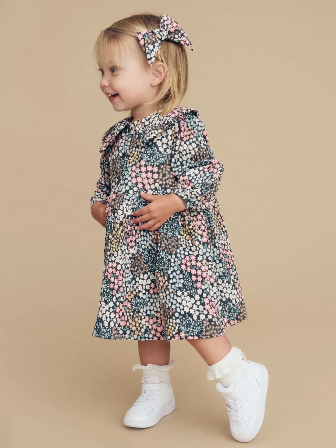 Garden Floral Collar Dress<Huxbaby Online