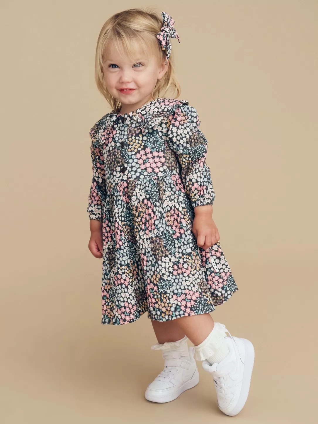 Garden Floral Collar Dress<Huxbaby Online