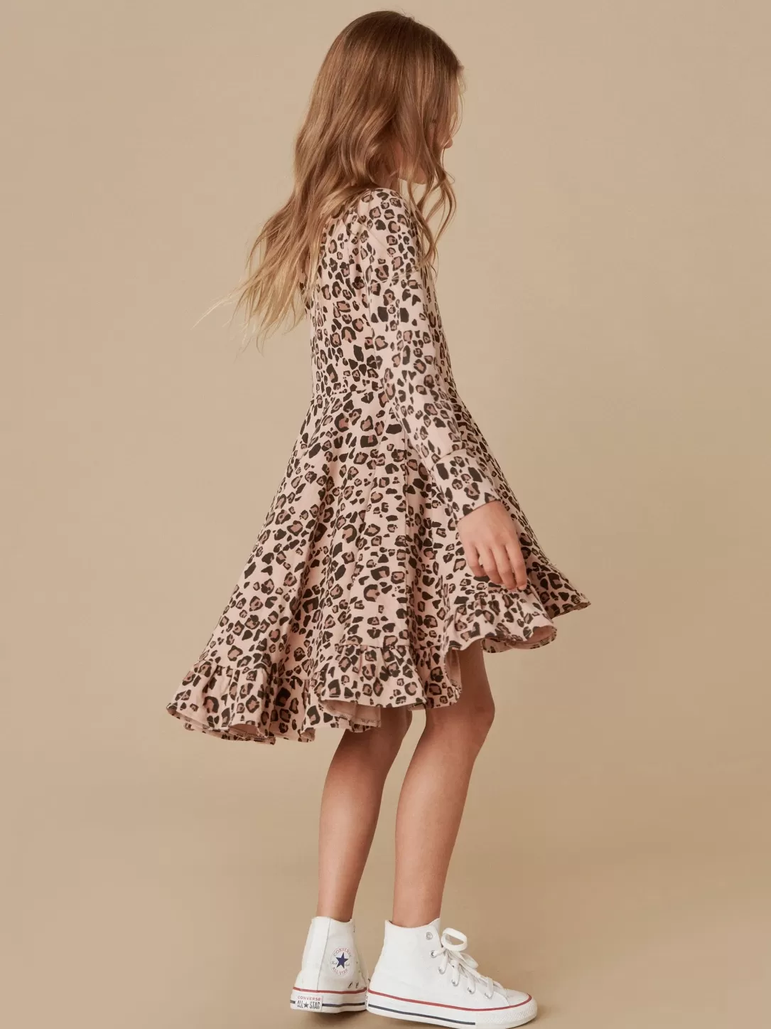 Jaguar Long Sleeve Swing Dress<Huxbaby Best