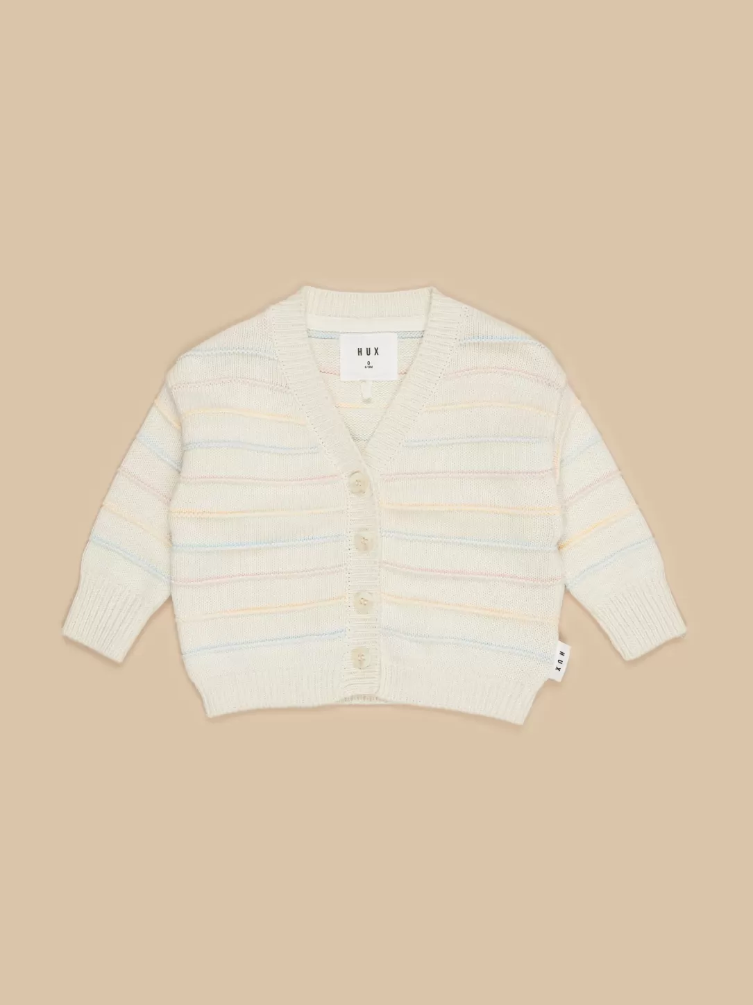 Pastel Stripe Boxy Cardi<Huxbaby Fashion