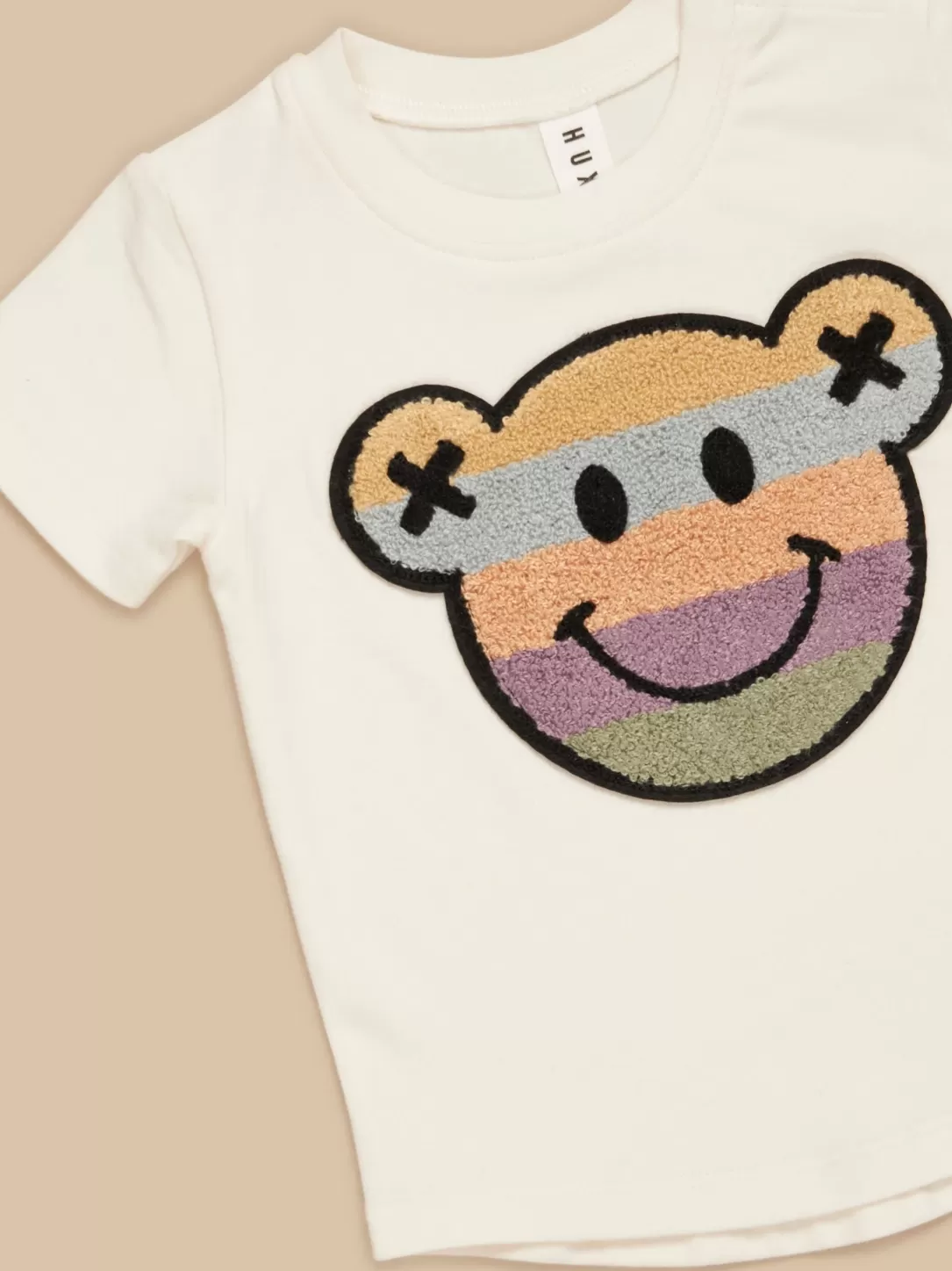 Rainbow Smile Bear T-Shirt<Huxbaby Fashion