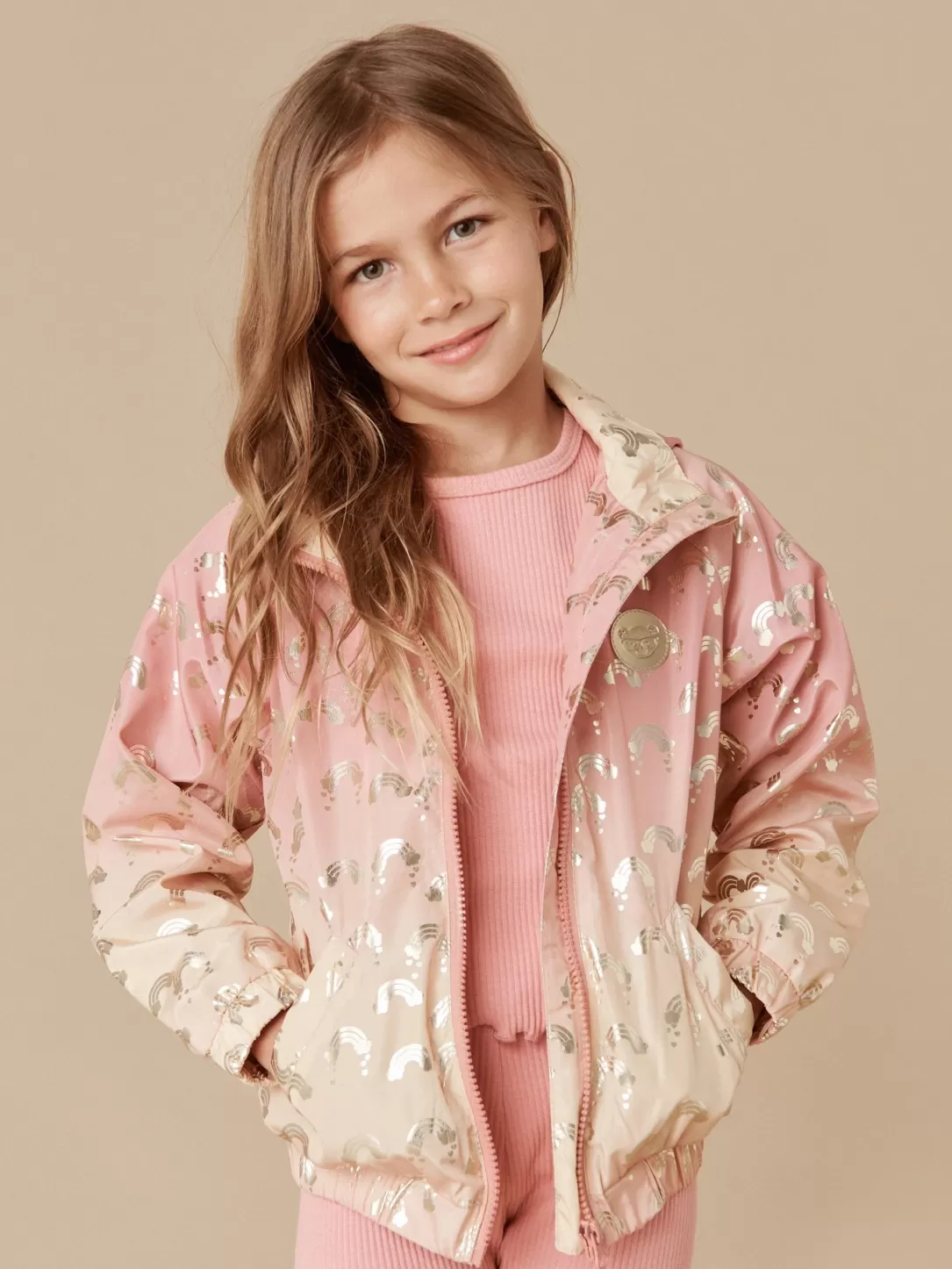 Raining Hearts Rain Jacket<Huxbaby New