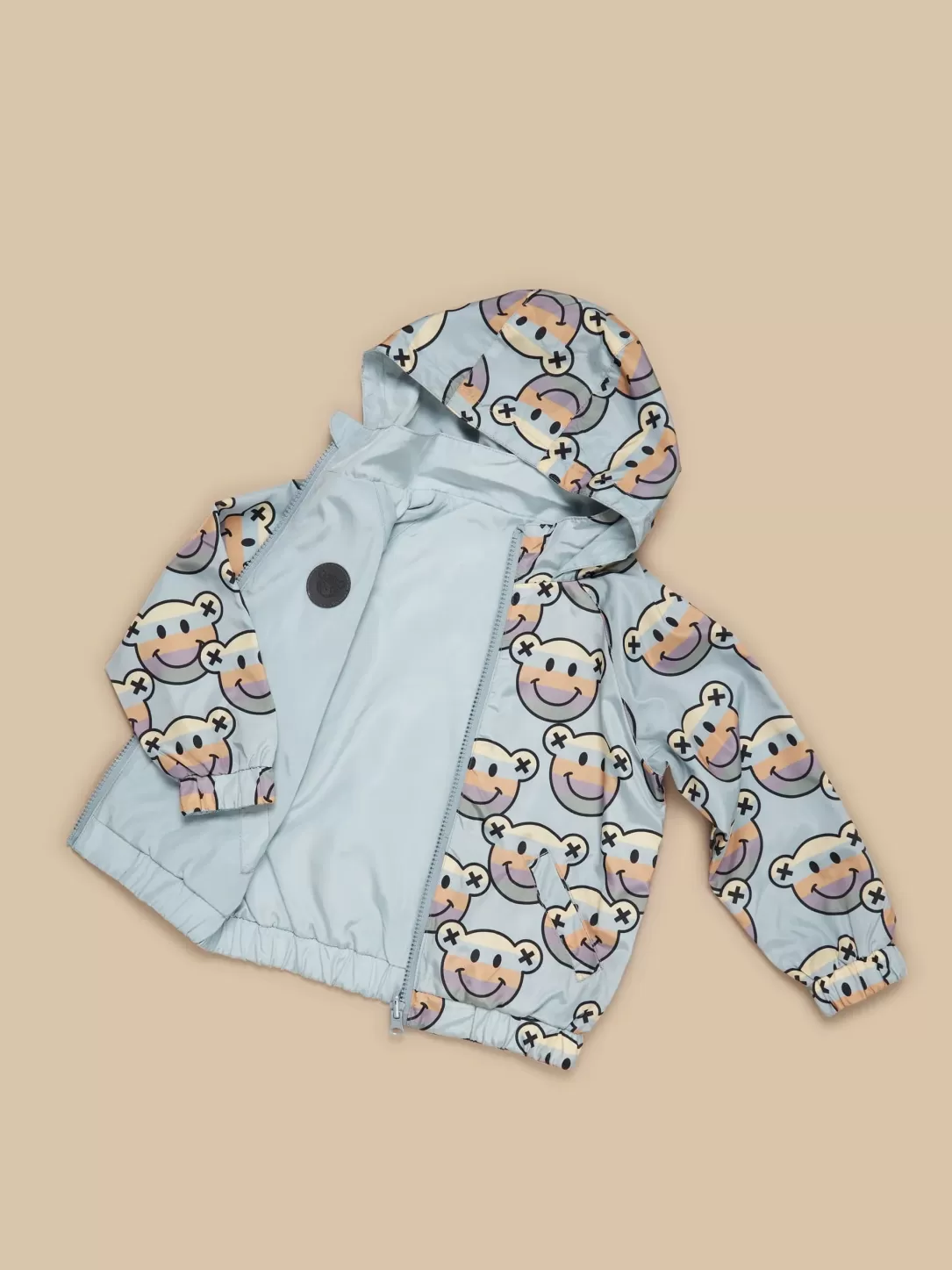 Smile Bear Reversible Rain Jacket<Huxbaby Sale