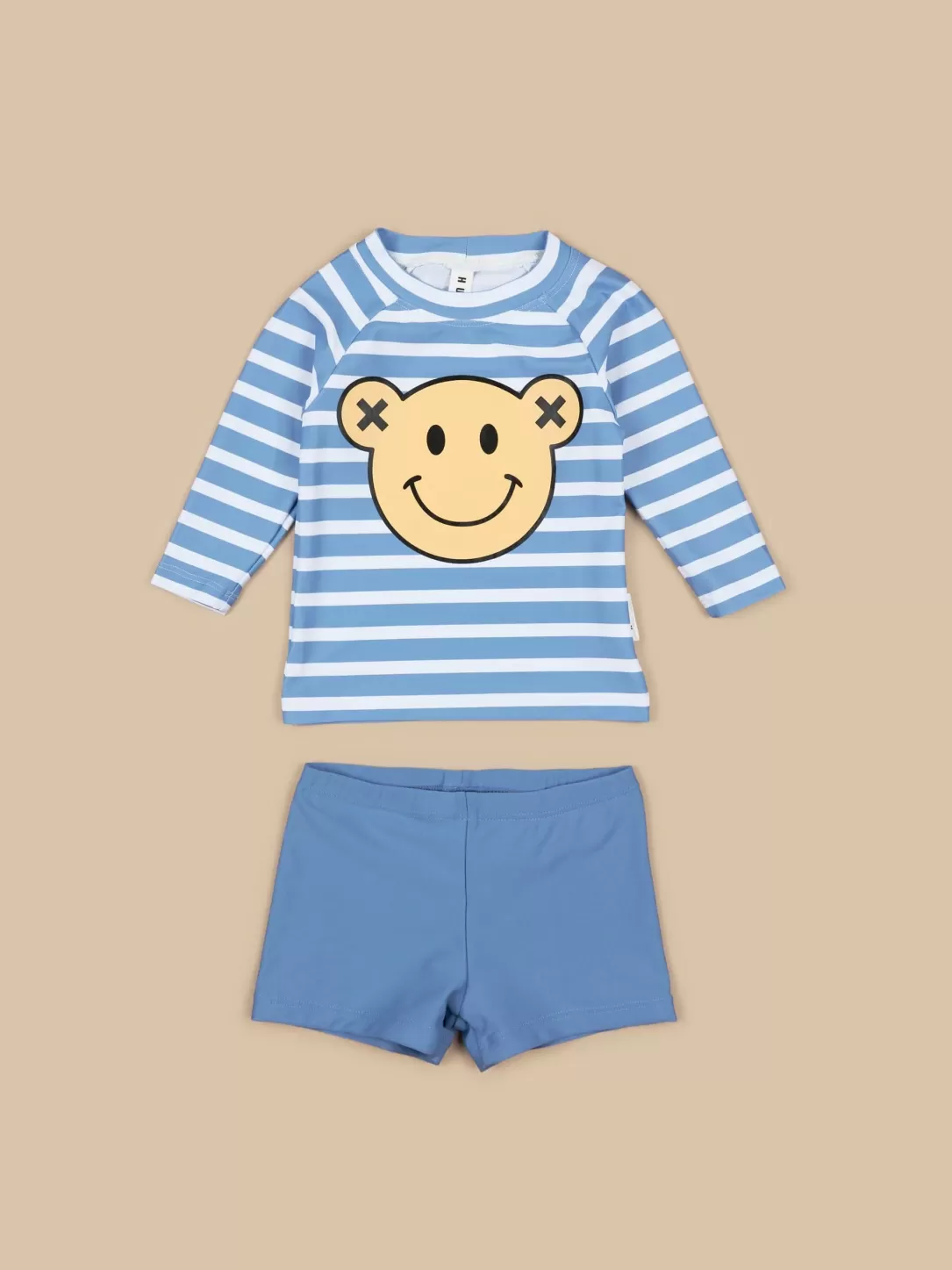 Smile Bear Stripe Swim Set<Huxbaby Outlet