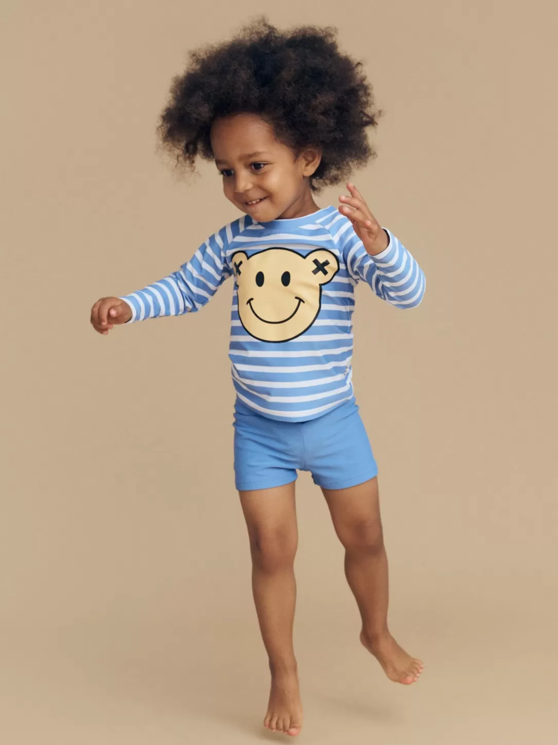 Smile Bear Stripe Swim Set<Huxbaby Outlet