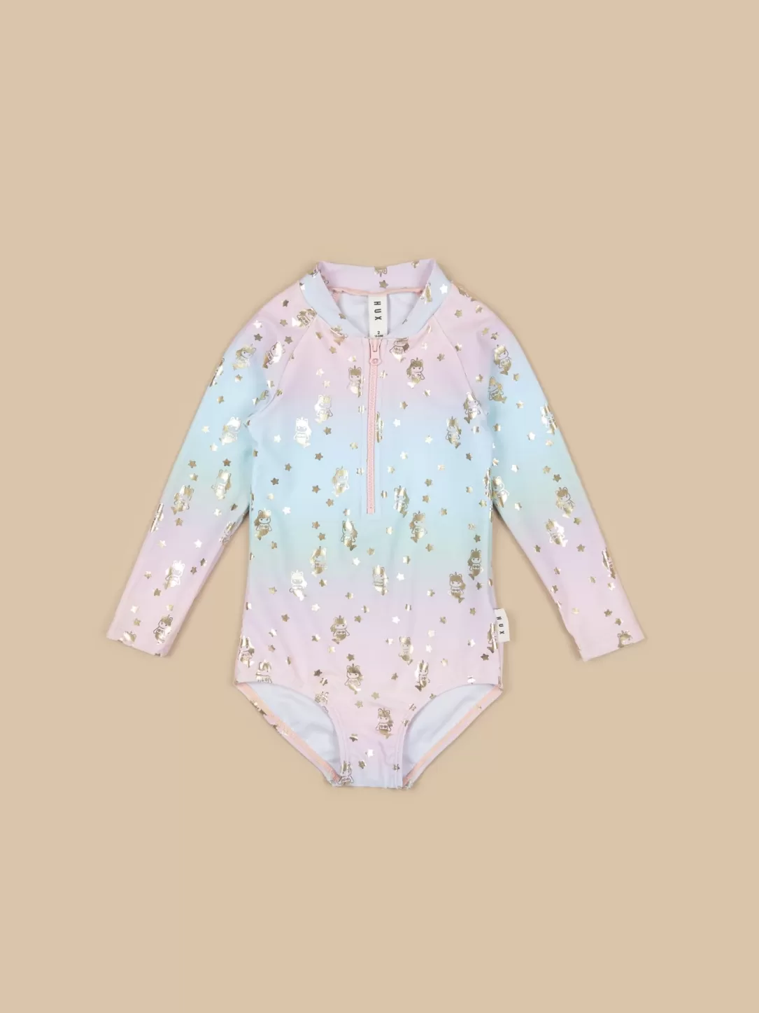 Star Mermaid Zip Swimsuit<Huxbaby Outlet