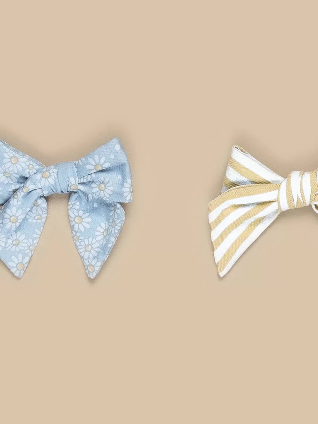 Stripe/Daisy 2Pk Hair Bow<Huxbaby Fashion