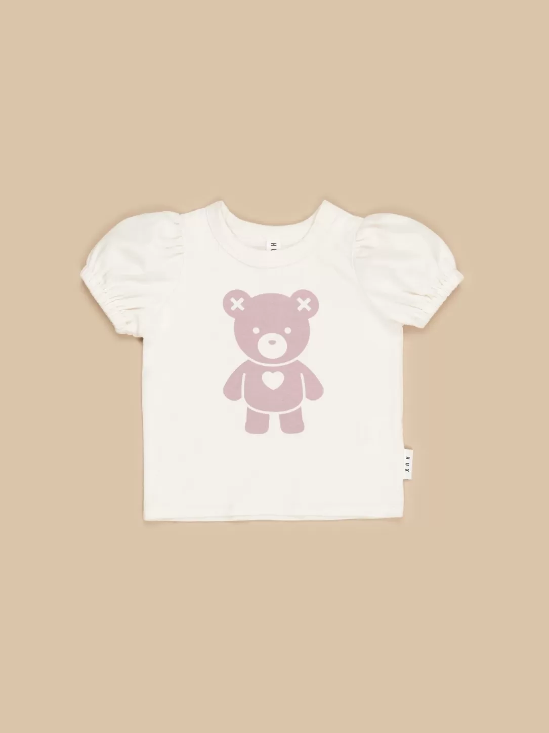 Tumble Bear Puff Sleeve Tee<Huxbaby Cheap