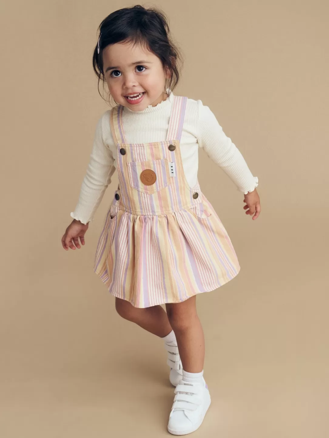 Vintage Stripe Overall Dress<Huxbaby Best